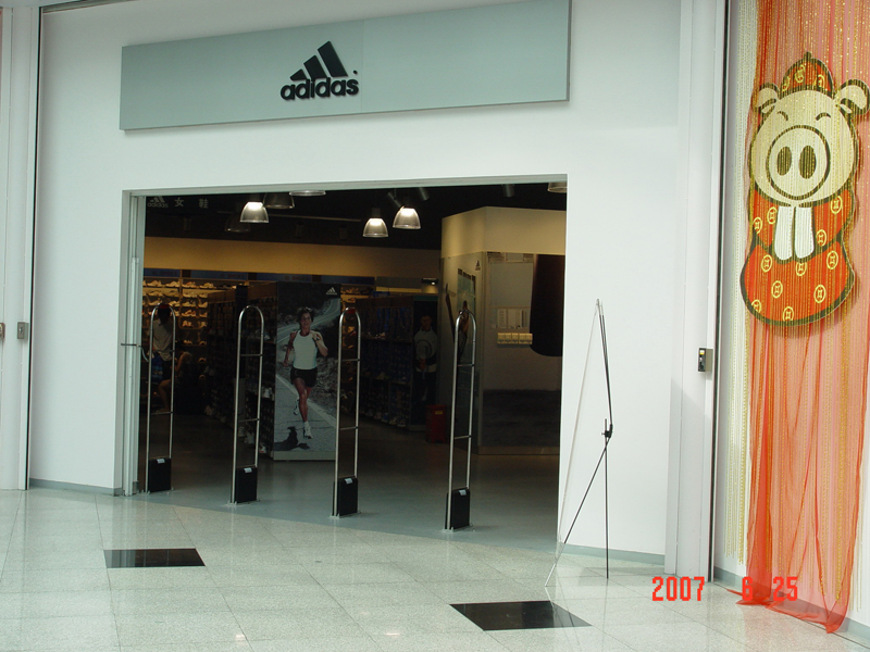 security alarm gate, EAS-rf-system, EAS RF Stainless Steel Seurity System