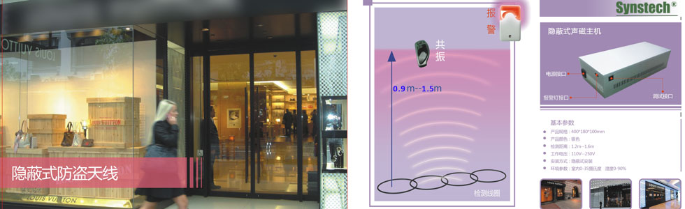 地埋防盜器，隱蔽式聲磁防盜系統(tǒng)